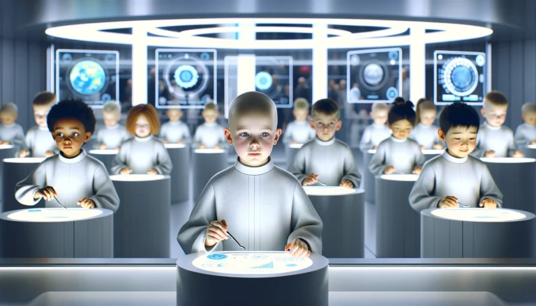 Transhumanisme : l'imposture technologique du XXIe Siècle 3 enfants modifiés avec le transhumanisme