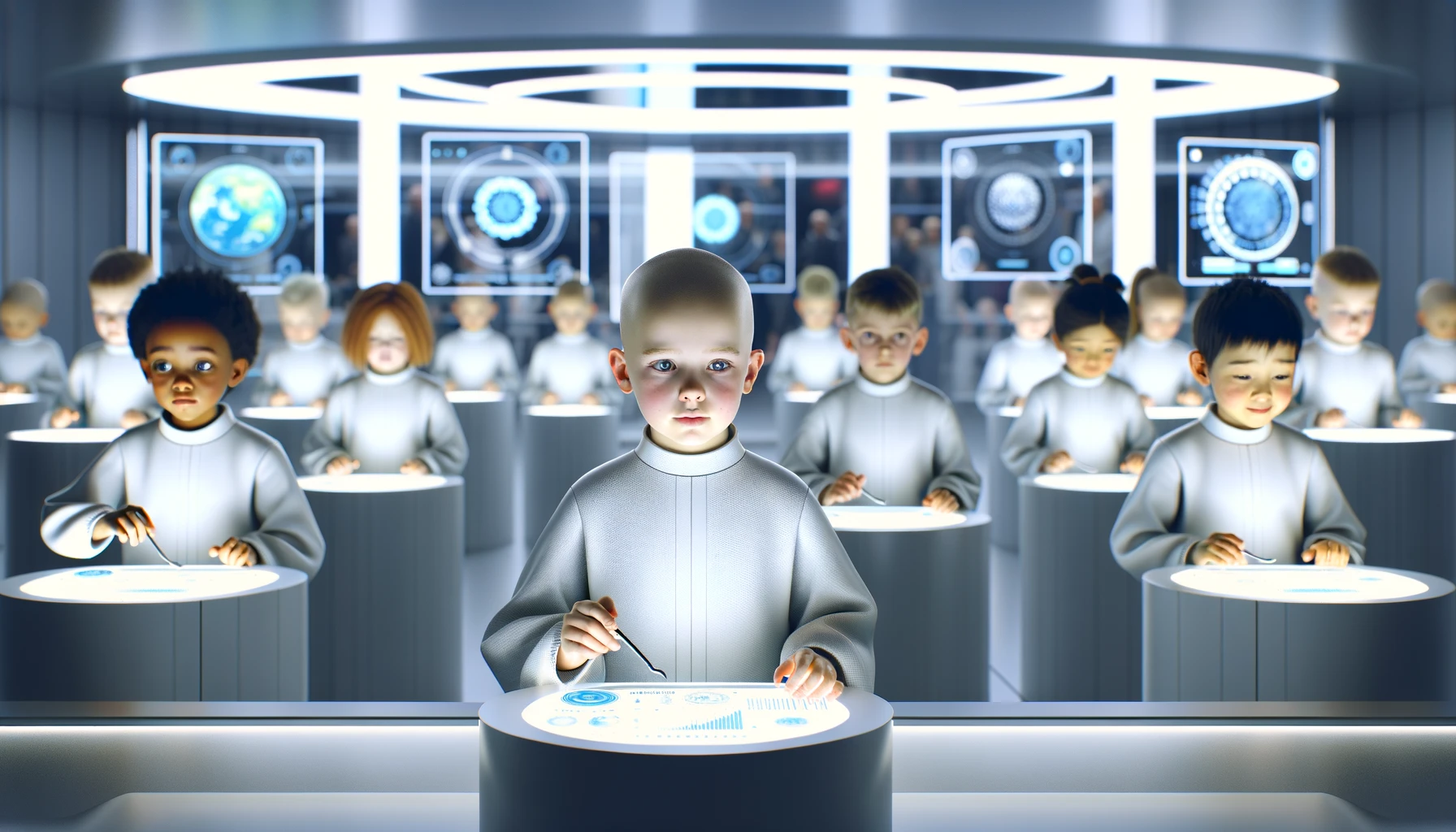 Transhumanisme : l'imposture technologique du XXIe Siècle 1 enfants modifiés avec le transhumanisme
